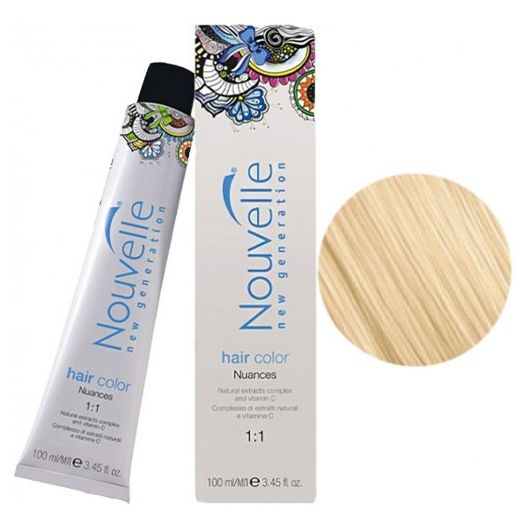 Крем-фарба для волосся Nouvelle Hair Color 10.31 (золотистий попелястий платиновий блондин) 100 мл