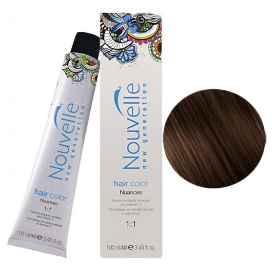 Крем-краска для волос Nouvelle Hair Color 5.0 (насыщенный светло-коричневый) 100 мл