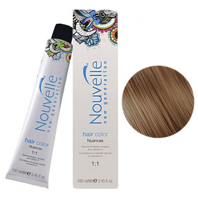 Крем-краска для волос Nouvelle New Generation Hair Color 7.31 (капучино) 100 мл