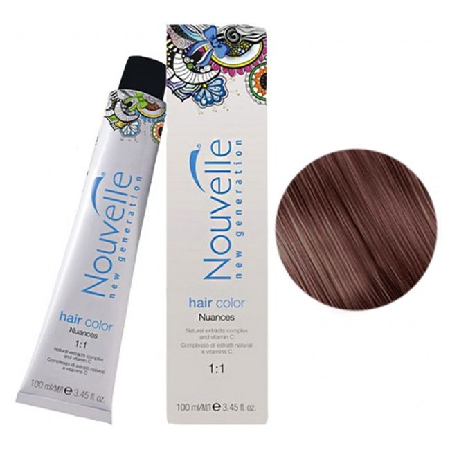 Крем-краска для волос Nouvelle New Generation Hair Color 7.53 (каштан) 100 мл