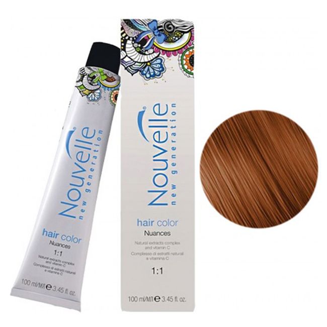 Крем-фарба для волосся Nouvelle New Generation Hair Color 7.74 (дуб) 100 мл