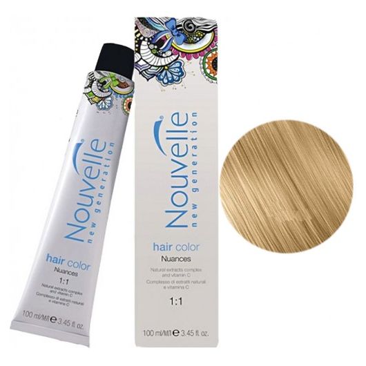 Крем-краска для волос Nouvelle Hair Color 9.0 (насыщенный платиновый блондин) 100 мл