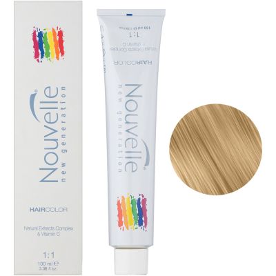 Крем-фарба для волосся Nouvelle Hair Color 9.00 (насичений платиновий блондин) 100 мл