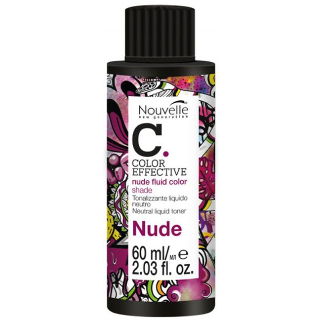 Демиперманентный краситель Nouvelle Liquid Toner Nude (нейтральный бежевый) 60 мл
