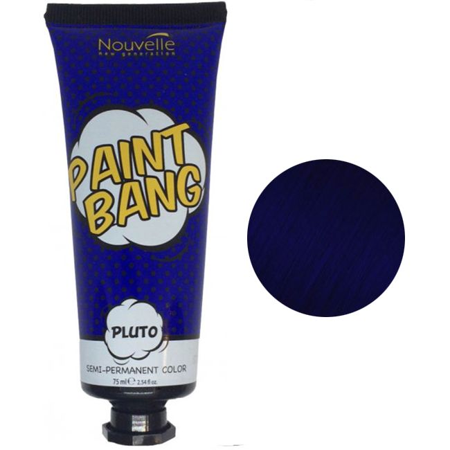 Безаммиачная крем-краска для волос Nouvelle Paint Bang Pluto (синий) 75 мл