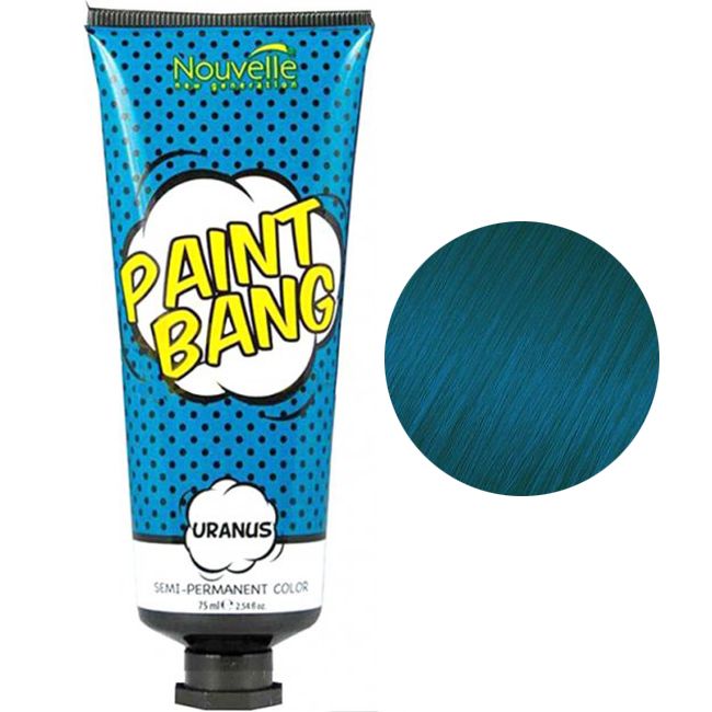 Безаммиачная крем-краска для волос Nouvelle Paint Bang Uranus (лазурный) 75 мл