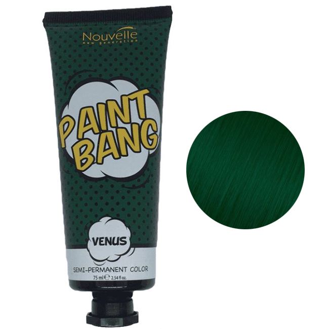 Безаміачна крем-фарба для волосся Nouvelle Paint Bang Venus (зелений) 75 мл