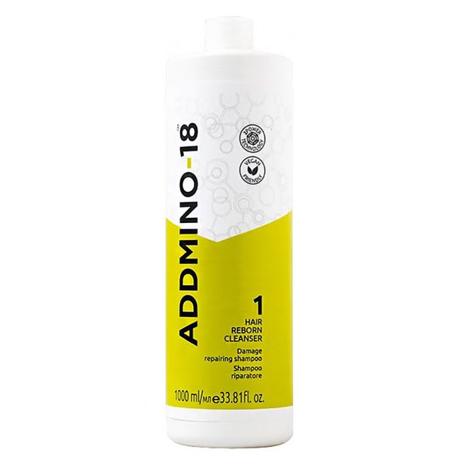 Шампунь для відновлення волосся Nouvelle Addmino-18 Hair Reborn Cleanser Shampoo 1000 мл