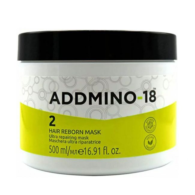 Маска для восстановления волос Nouvelle Addmino-18 Hair Reborn Mask 500 мл