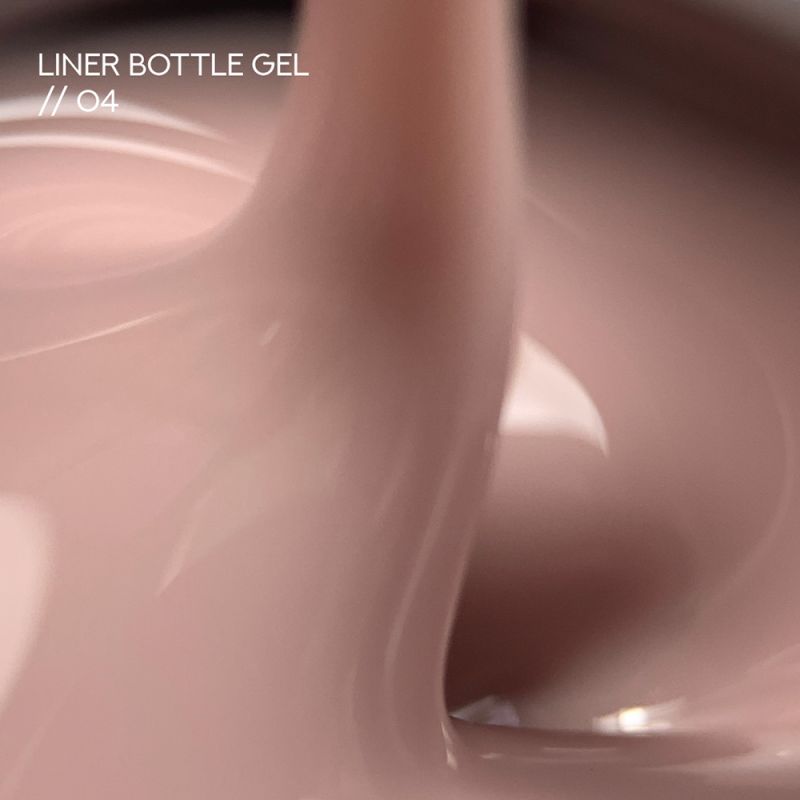 Гель для нарощування Siller Bottle Liner Gel №04 (бежево-рожевий) 15 мл