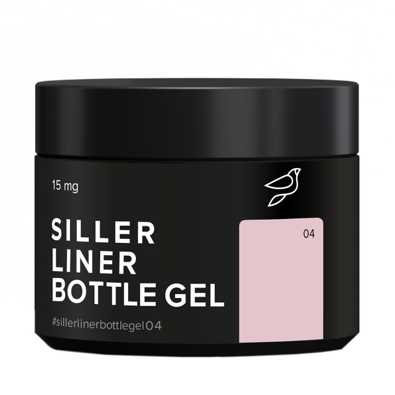 Гель для нарощування Siller Bottle Liner Gel №04 (бежево-рожевий) 15 мл