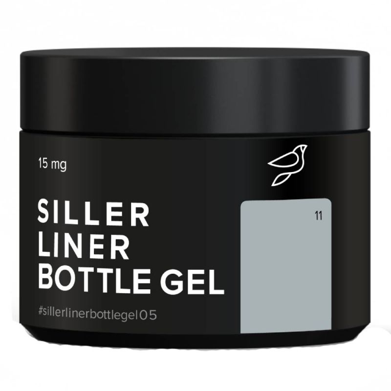 Гель для наращивания Siller Bottle Liner Gel №11 (светло-голубой) 15 мл