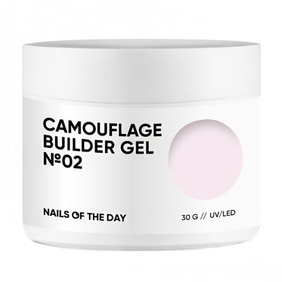 Строительный гель Nails Of The Day Camouflage Builder Gel №02 (нежно-розовый) 30 мл