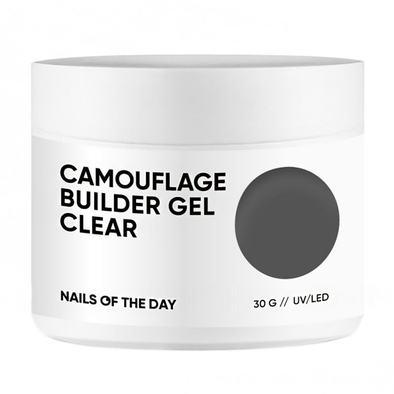 Будівельний гель Nails Of The Day Camouflage Builder Gel Clear (прозорий) 30 мл
