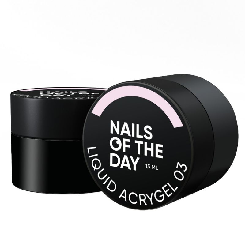 Акрил-гель для ногтей Nails Of The Day Liquid Acrygel №03 (нежно-розовый) 15 мл