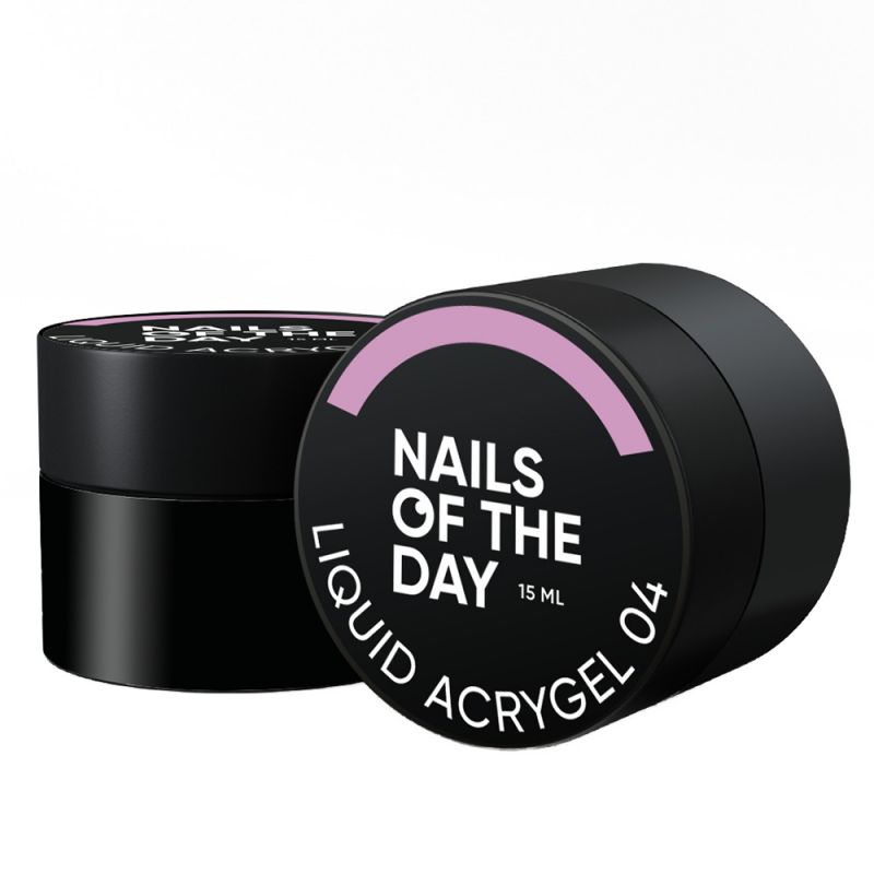 Акрил-гель для нігтів Nails Of The Day Liquid Acrygel №04 (рожевий) 15 мл