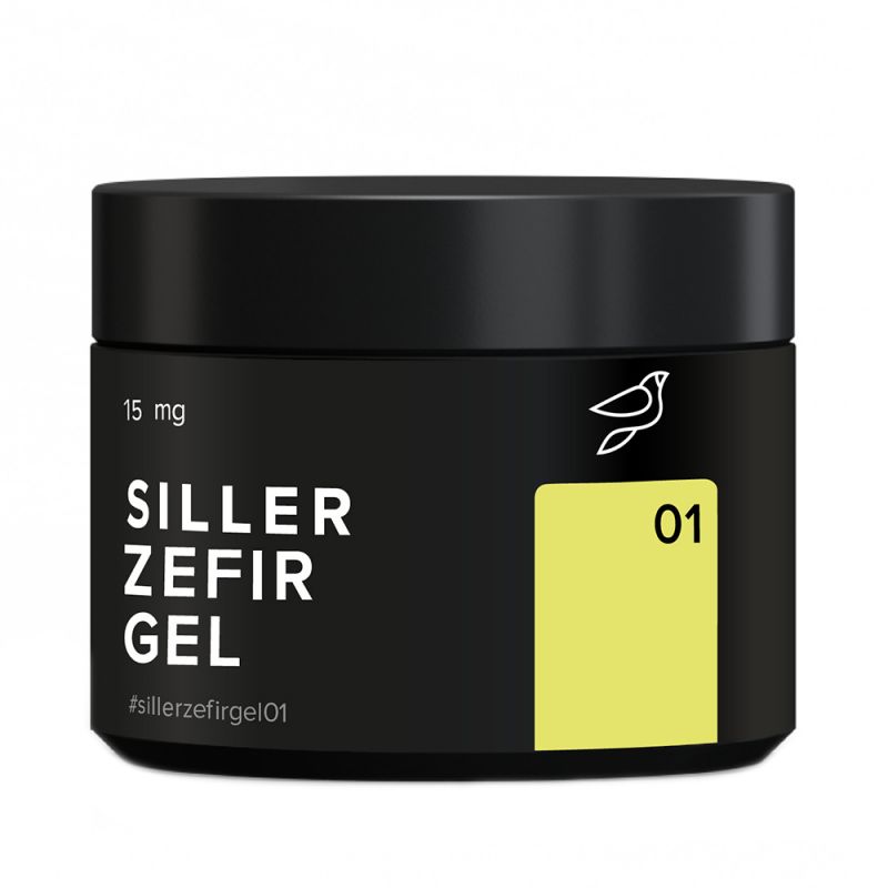 Гель для моделювання Siller Zefir Gel №01 (лимонний) 15 мл