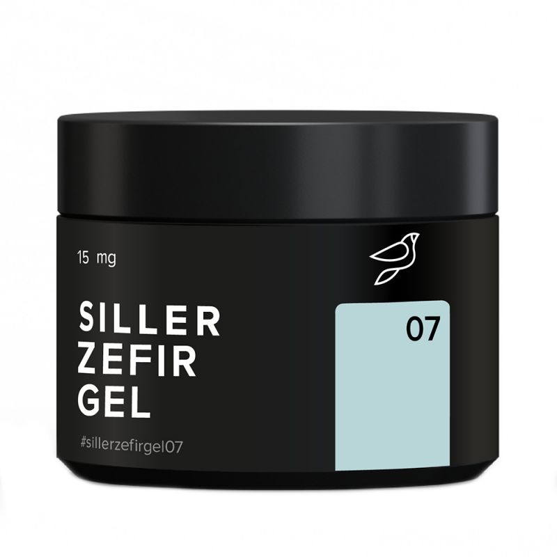 Гель для моделювання Siller Zefir Gel №07 (світло-блакитний) 15 мл