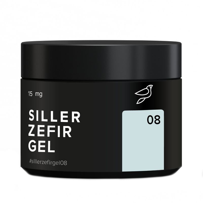 Гель для моделирования Siller Zefir Gel №08 (голубой) 15 мл