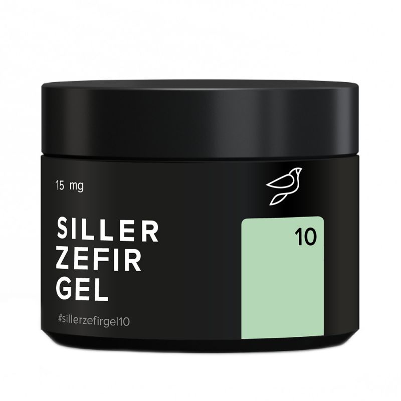 Гель для моделирования Siller Zefir Gel №10 (пастельный бирюзовый) 15 мл