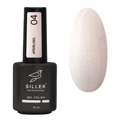 Камуфлирующий гель для укрепления ногтей Siller Pearl Bottle Gel №04 (молочно-розовый) 15 мл