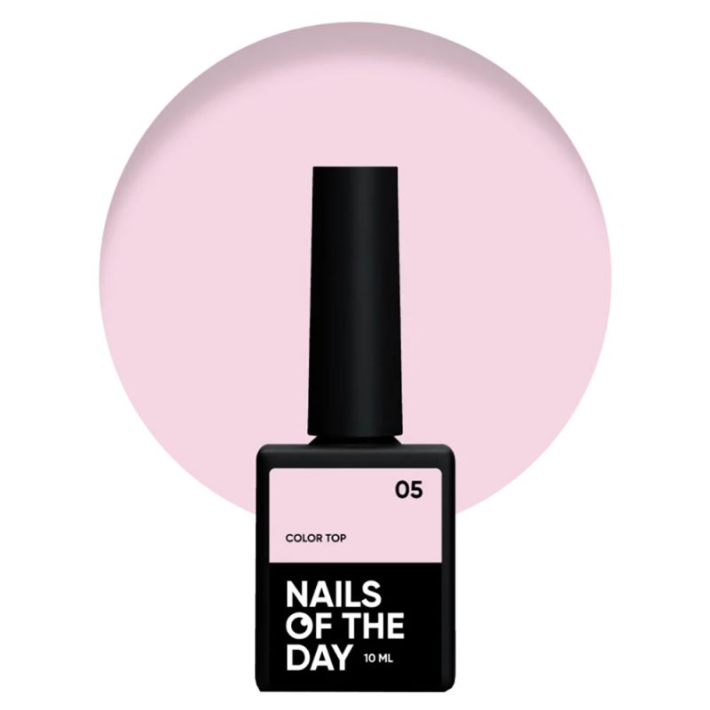 Топ для гель-лаку Nails Of The Day Color Top №05 (коричневий нюд) 10 мл