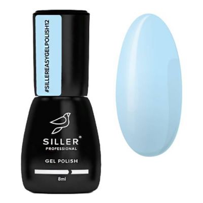 Гель-лак Siller Easy Gel №12 (нежно-голубой, эмаль) 8 мл