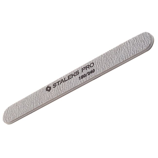 Пилка для ногтей минеральная Staleks Pro Expert (прямая, 180/240 грит)