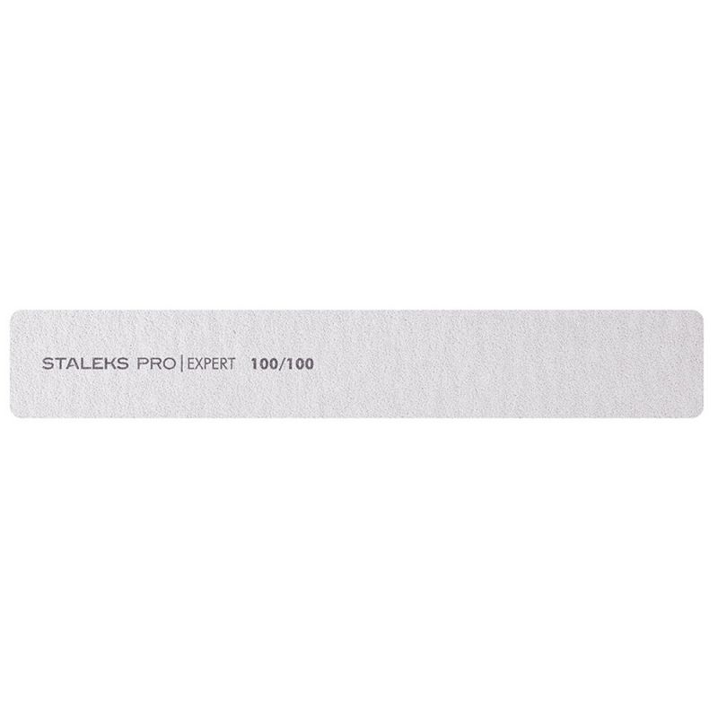 Пилка для ногтей Staleks Pro Expert (прямая, широкая, 100/100 грит)