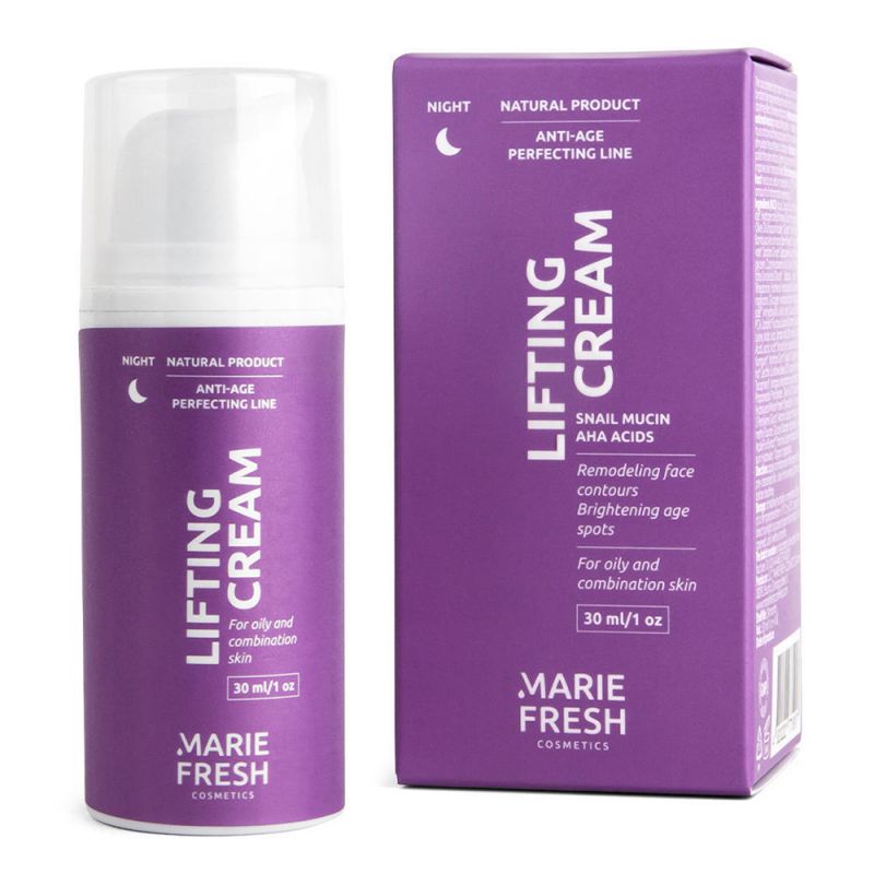 Ночной крем лифтинг для жирной и комбинированной кожи Marie Fresh Cosmetics Lifting Cream 30 мл
