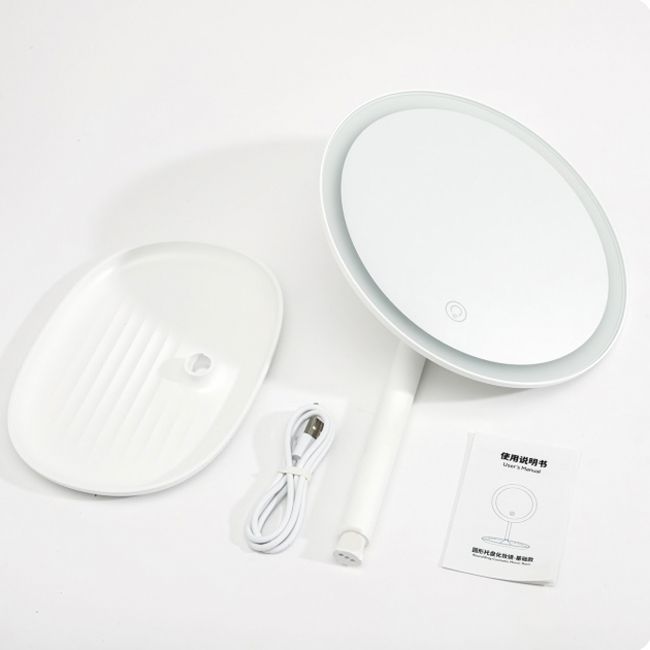 Зеркало для макияжа Xiaomi Jordan & Judy LED 8 Mirror White NV543