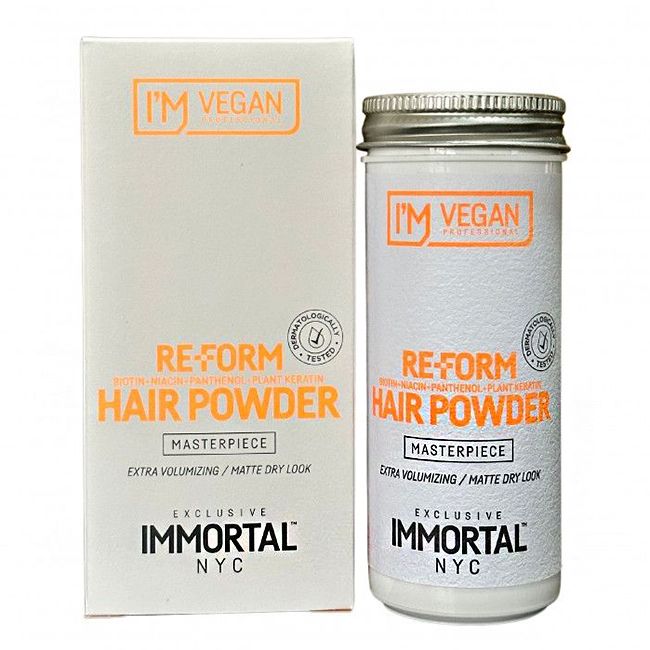 Пудра для укладки волос Immortal Infuse Vegan Re Form Hair Powder 20 г