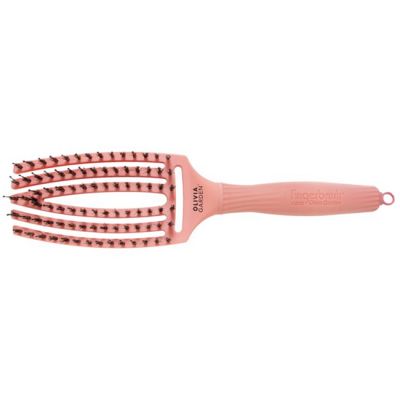 Щітка для укладання Olivia Garden Finger Brush Combo Medium Bloom Peach