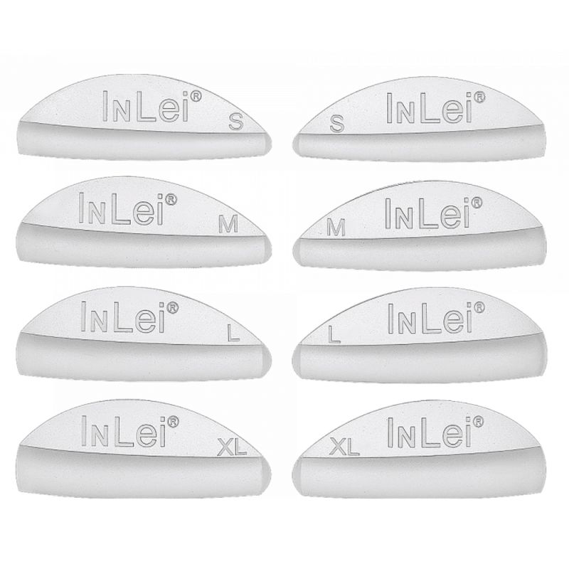 Силиконовые бигуди для ламинирования ресниц IN Lei Only S, M, L, XL (изогнутые)