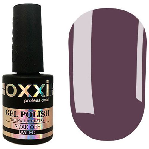 Гель-лак Oxxi №180 (приглушений фіолетово-сірий, емаль) 10 мл