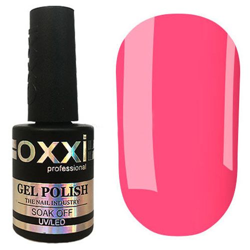 Гель-лак Oxxi №014 (насыщенно-розово-малиновый, эмаль) 10 мл