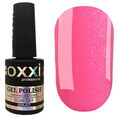 Гель-лак Oxxi №018 (розовый с микроблеском) 10 мл