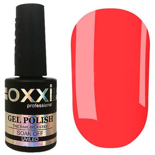 Гель-лак Oxxi №113 (яскраво-червоно-рожевий, емаль) 10 мл