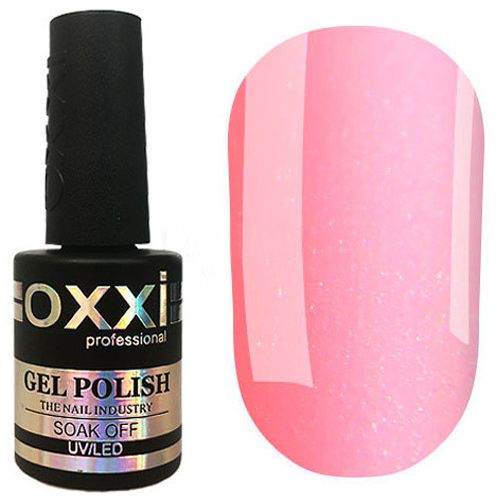 Гель-лак Oxxi №130 (ніжно-рожевий з мікроблиском) 10 мл