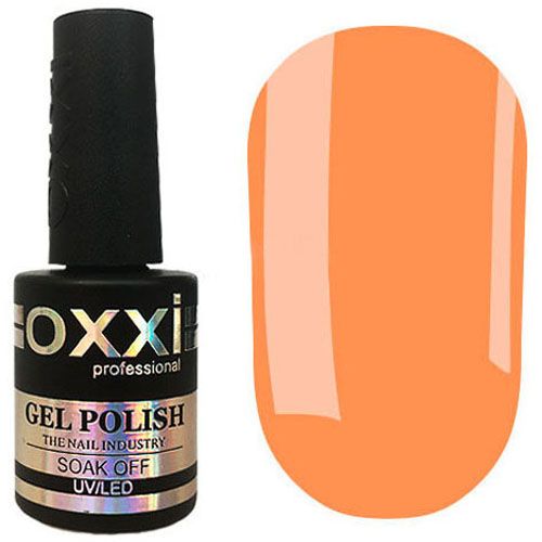 Гель-лак Oxxi №185 (ярко-оранжевый, эмаль) 10 мл