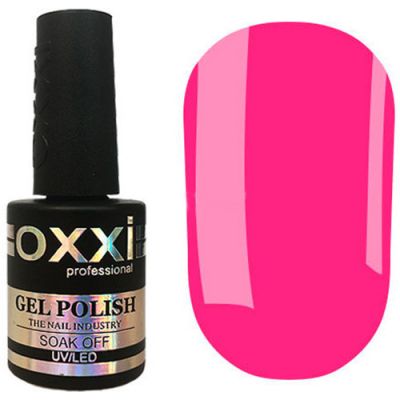 Гель-лак Oxxi №318 (неоново-рожевий, емаль) 10 мл