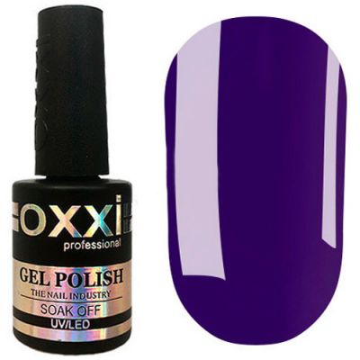 Гель-лак Oxxi №347 (темно-фіолетовий, емаль) 10 мл