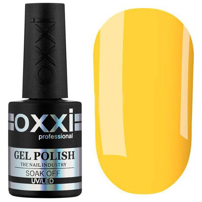 Гель-лак Oxxi №361 (сонячний жовтий, емаль) 10 мл
