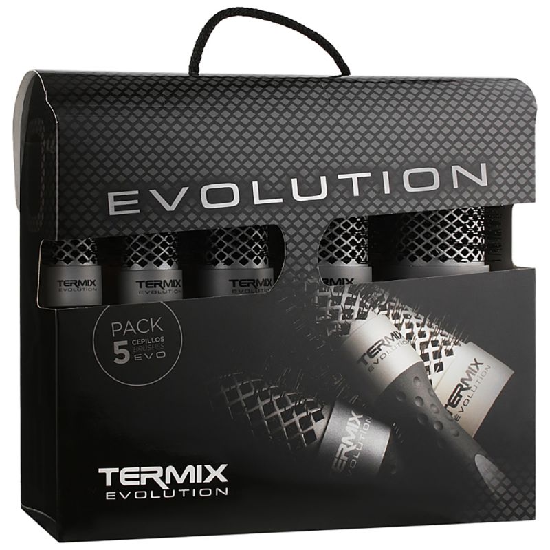 Набор термобрашингов Termix Evolution Plus Brush Kit Grey 5 штук