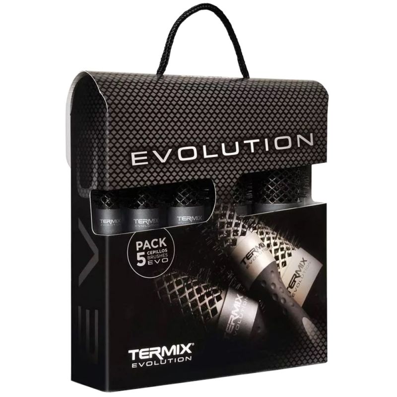 Набор термобрашингов Termix Evolution Plus Brush Kit Black 5 штук