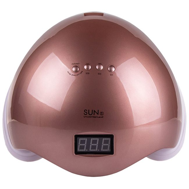 Лампа манікюрна SUN 5 LED-UV Rose 48 Вт