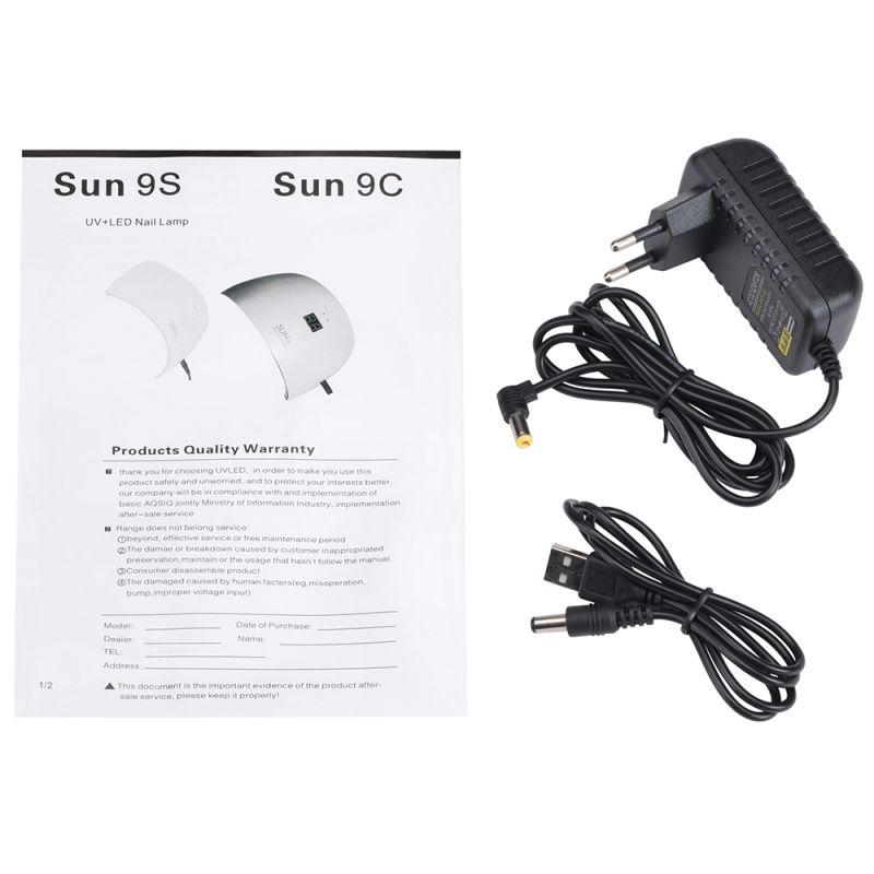 Лампа маникюрная SUN 9S LED-UV 24 Вт