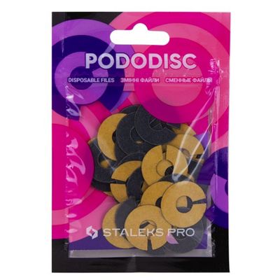 Сменные файлы-кольцо для педикюрного диска Pododisc Staleks Pro S (80 грит) 50 штук