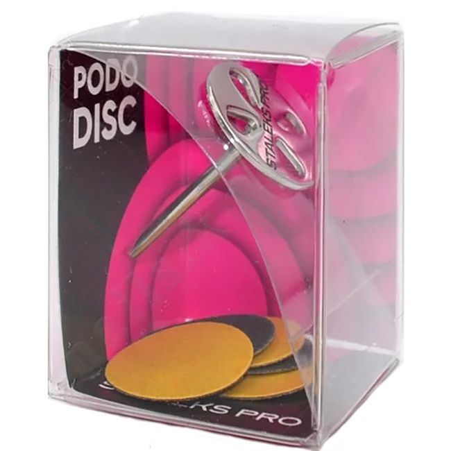 Педикюрні диски Staleks Pro PDset-20 Pododisc М 20 мм (180 грит) 5 штук