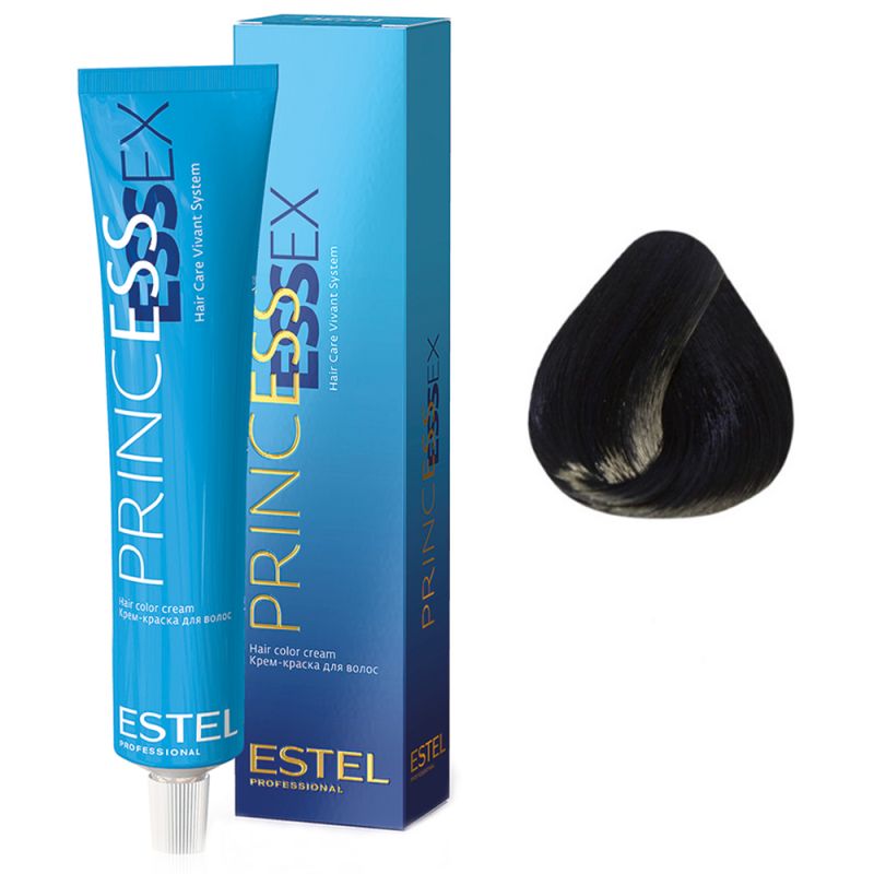 Крем-фарба для волосся Estel Princess Essex 1/11 (синьо-чорний, єгипетська ніч) 60 мл
